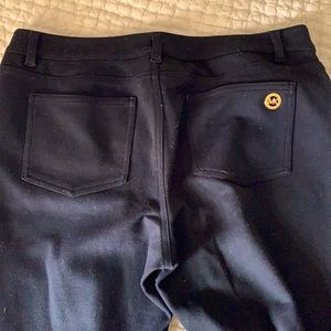 MICHAEL KORS KNIT BLACK PANTS 10